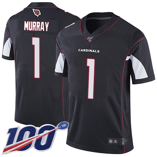 Arizona Cardinals Limited Black Men Kyler Murray Alternate Jersey NFL Football #1 100th Season Vapor Untouchable